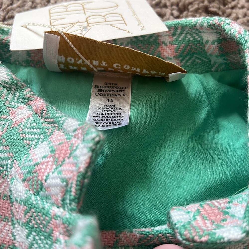 12 Year. The Beaufort Bonnet Company Penelope Peacoat. NWT. - Picture 5 of 7